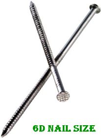 6d nail size