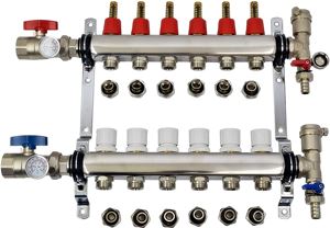 VIVO 6 Loop 0.5 Inch Pex Manifold